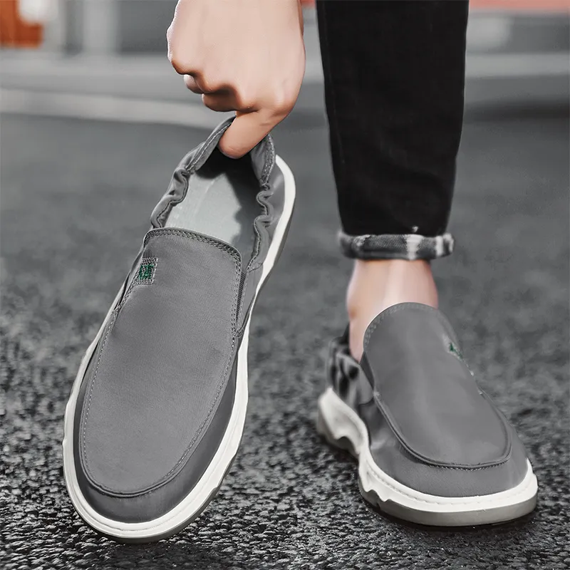RENBEN Breathable And Lightweight Low Top Canvas Shoes Men's-9