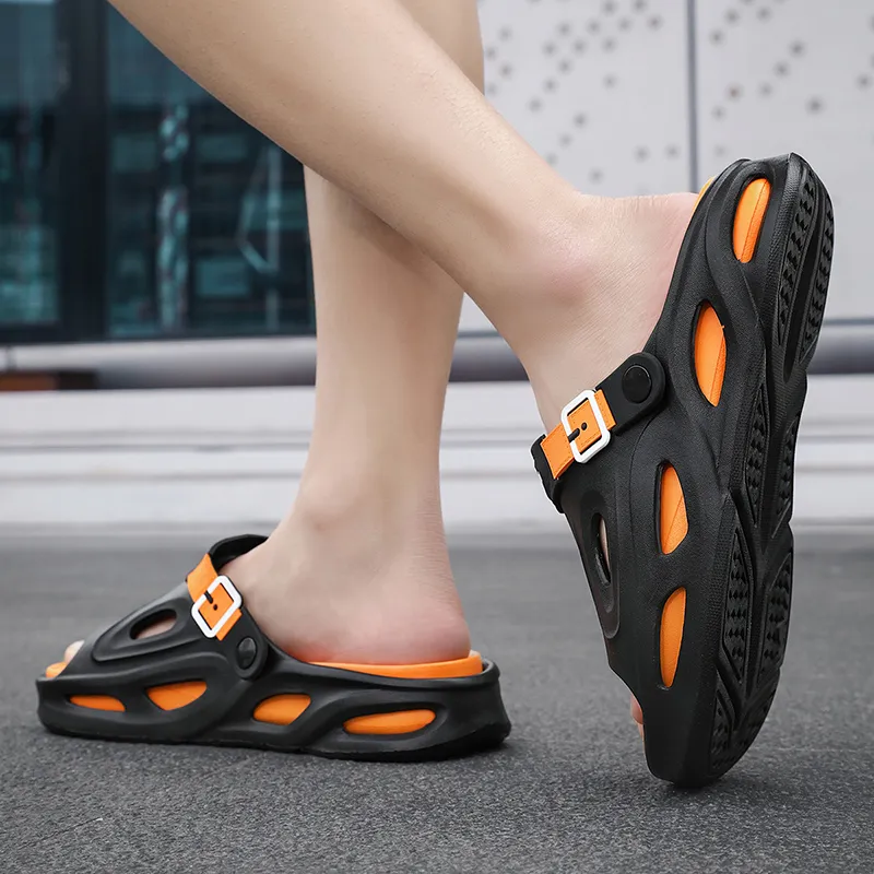 RENBEN Slip Resistant Abrasion Resistant Odor Resistant Slide Slippers Men's-26