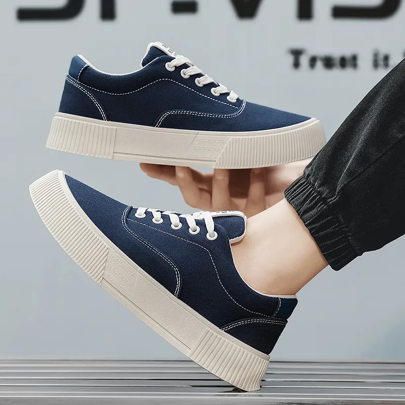 RENBEN Breathable And Lightweight Low Top Canvas Shoes Men's-8