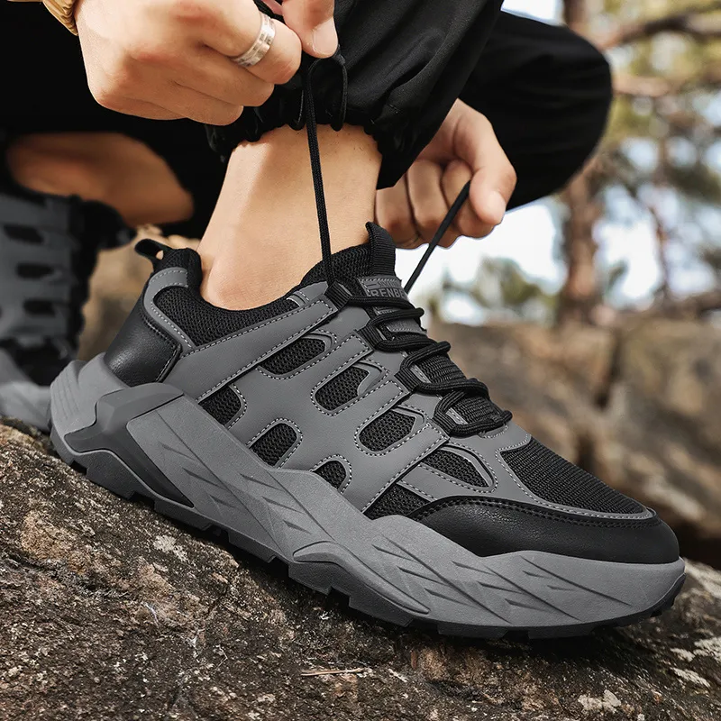 RENBEN Anti-Slip And Wear-Resistant Height Increasing Cushioning Low-Top Casual Shoes Men's-10