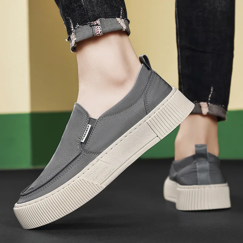 RENBEN Breathable And Lightweight Low Top Canvas Shoes Men's-10