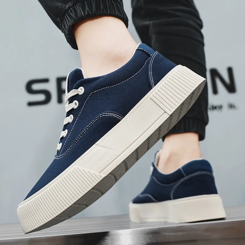 RENBEN Breathable And Lightweight Low Top Canvas Shoes Men's-9
