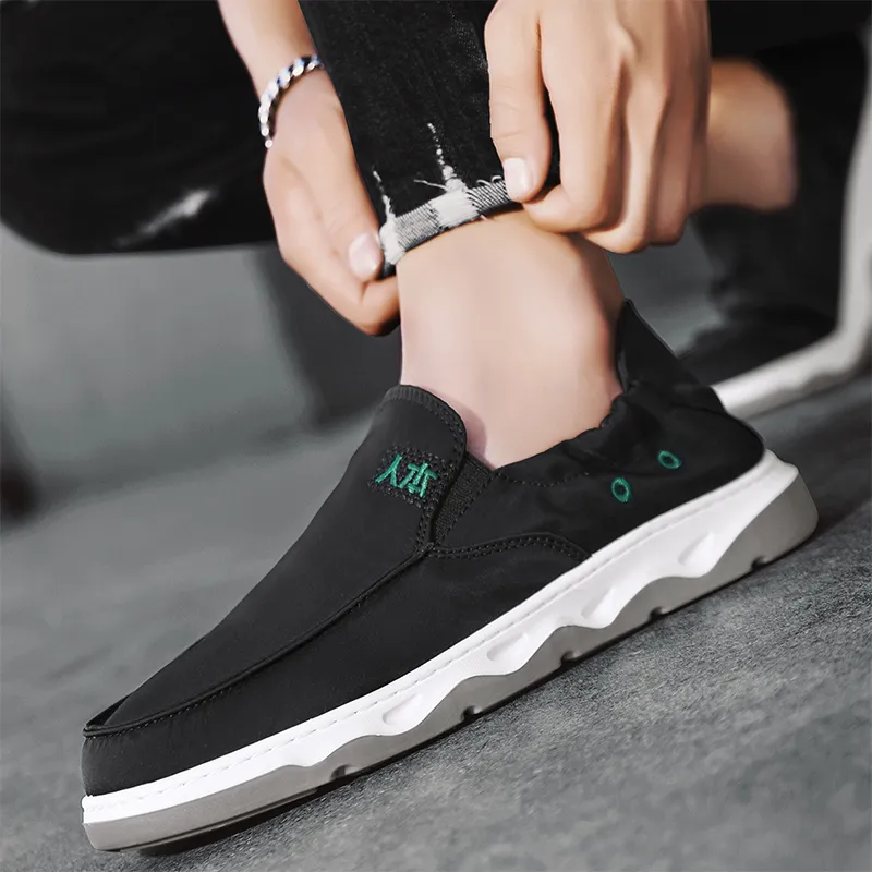 RENBEN Breathable And Lightweight Low Top Canvas Shoes Men's-5