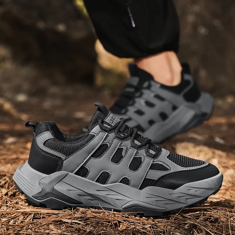 RENBEN Anti-Slip And Wear-Resistant Height Increasing Cushioning Low-Top Casual Shoes Men's-9