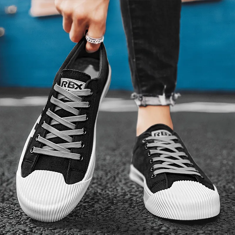 RENBEN Slip-Resistant Breathable Lightweight Low-Top Canvas Shoes Men's-8