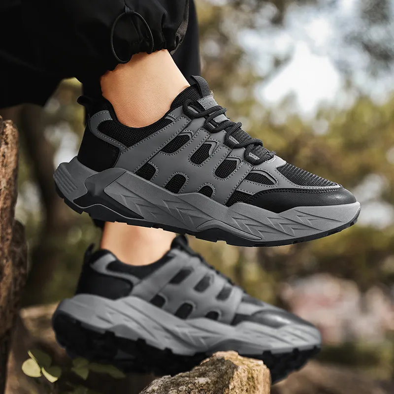 RENBEN Anti-Slip And Wear-Resistant Height Increasing Cushioning Low-Top Casual Shoes Men's-11