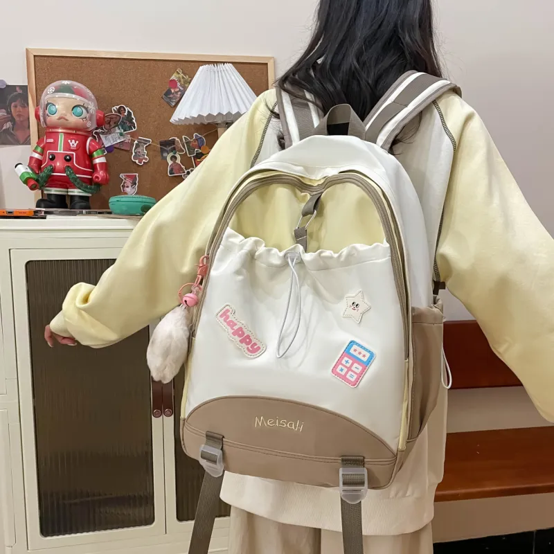 AIBAG Nylon Backpack Women's Multicolor-4