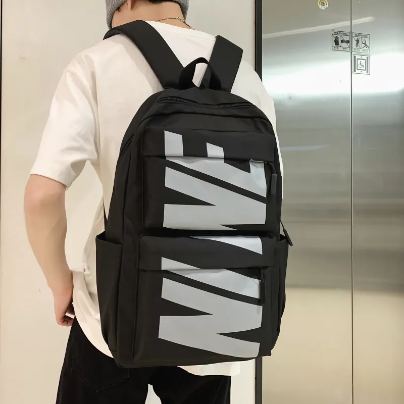 AIBAG Nylon Backpack Unisex Multicolor-5