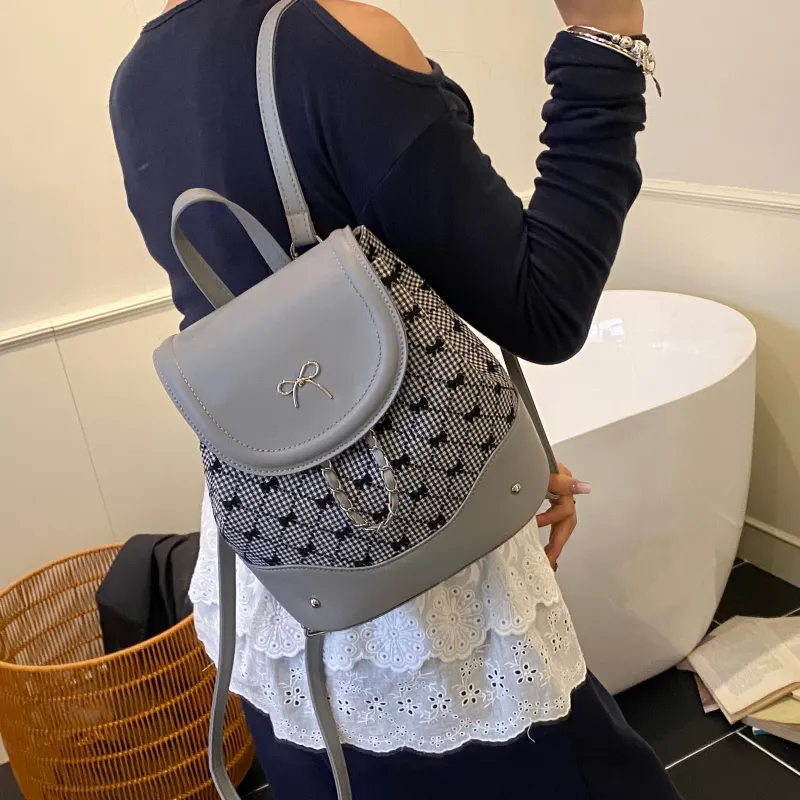 AIBAG PU Backpack Women's Multicolor-32