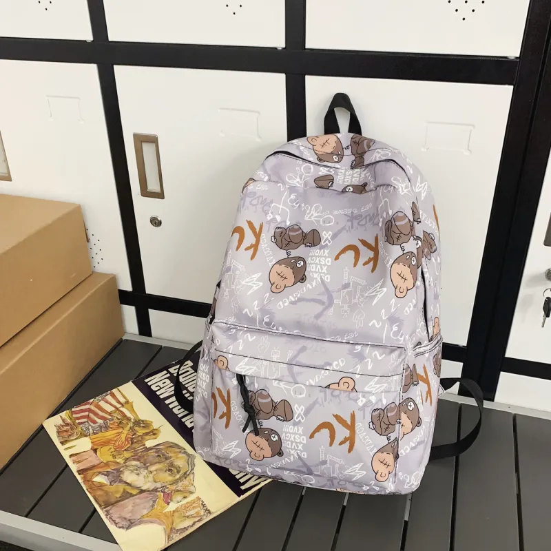 AIBAG Nylon Backpack Unisex Multicolor-16