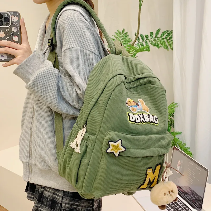 AIBAG Fabric Backpack Unisex Multicolor-11