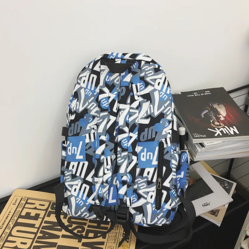 AIBAG Nylon Backpack Unisex Multicolor-6