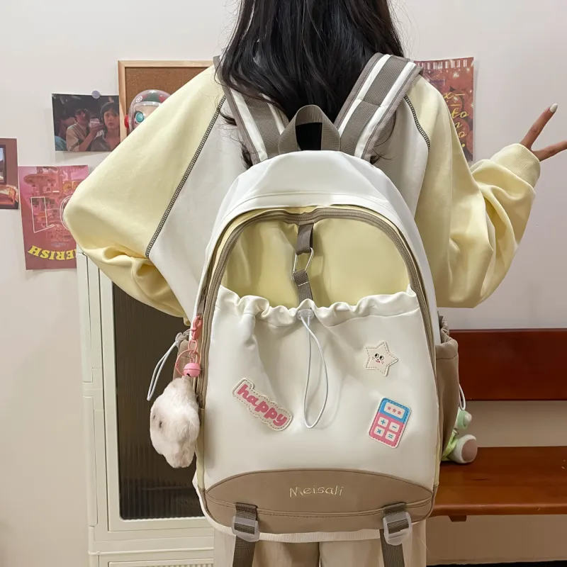 AIBAG Nylon Backpack Women's Multicolor-3