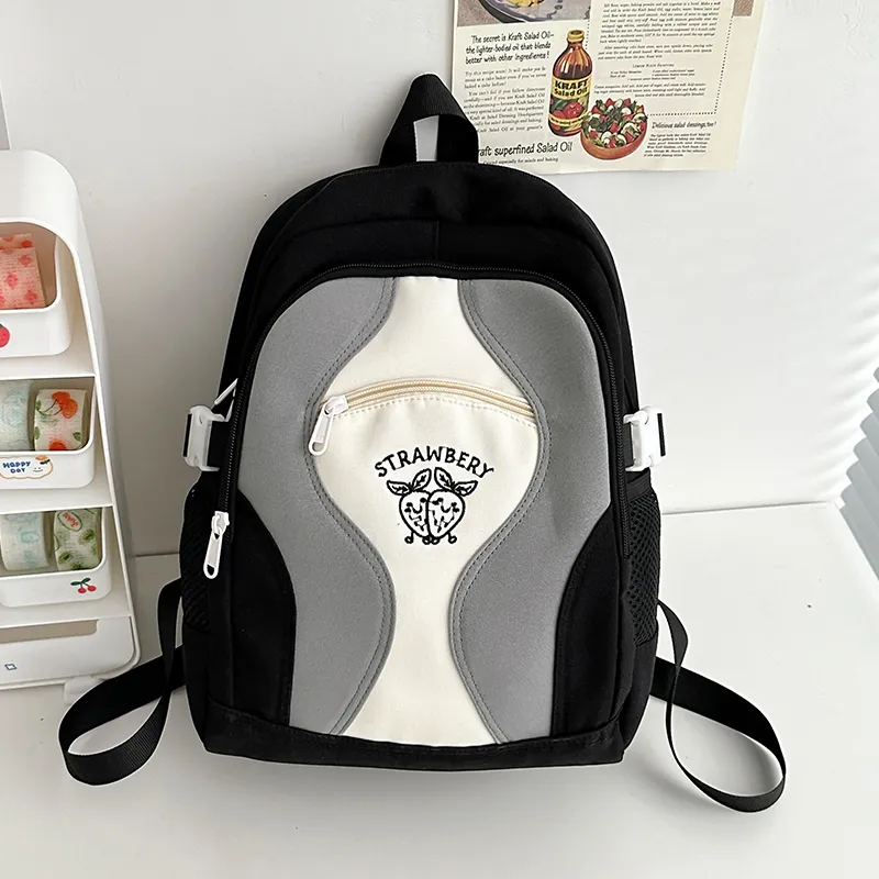 AIBAG Nylon Backpack Unisex Multicolor-5