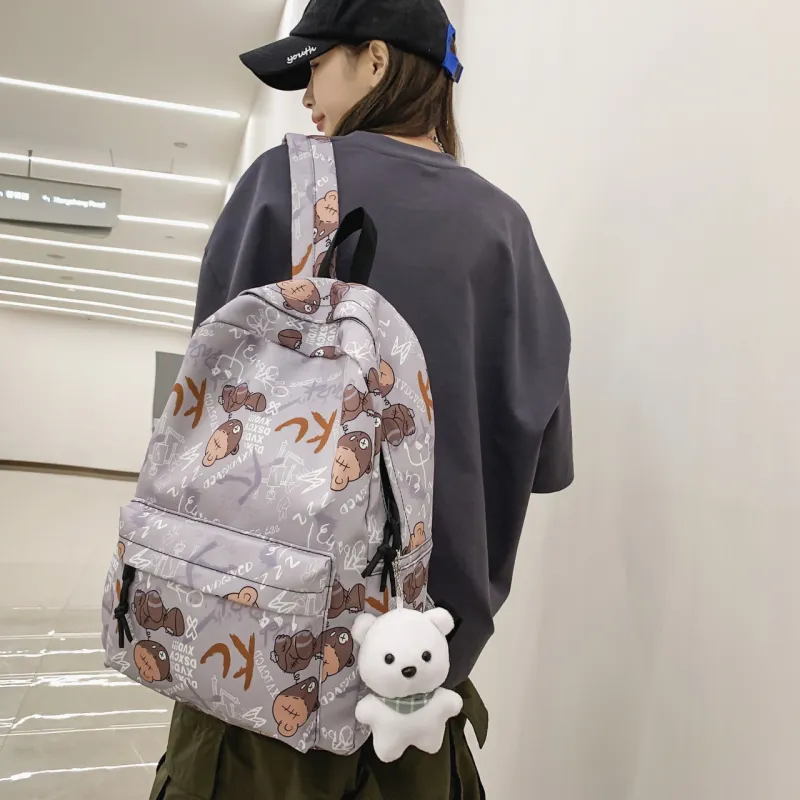 AIBAG Nylon Backpack Unisex Multicolor-21