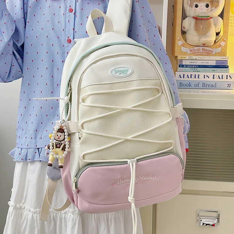 AIBAG Nylon Backpack Unisex Multicolor-13