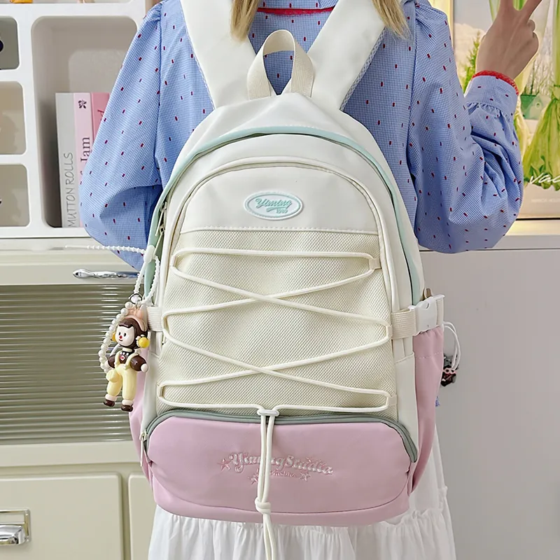 AIBAG Nylon Backpack Unisex Multicolor-10