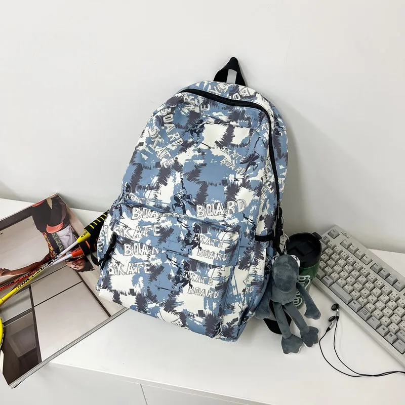 AIBAG Composite Cloth Backpack Unisex Multicolor-23