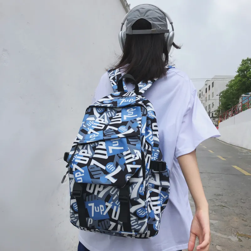 AIBAG Nylon Backpack Unisex Multicolor-5