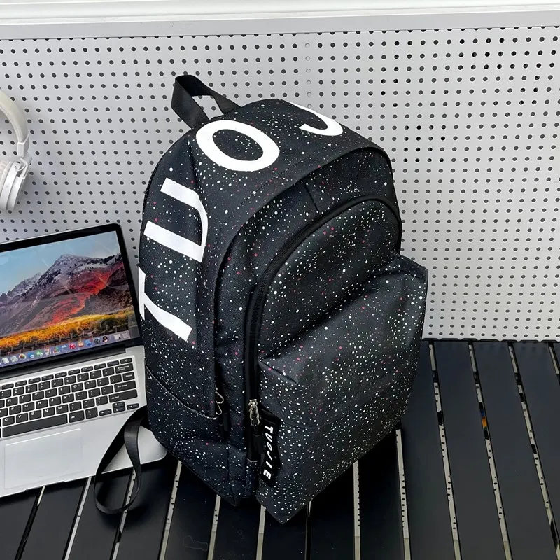 AIBAG Oxford Backpack Unisex White/Black-13