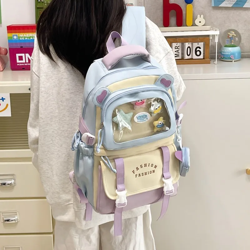 AIBAG Twill Backpack Unisex Multicolor-26