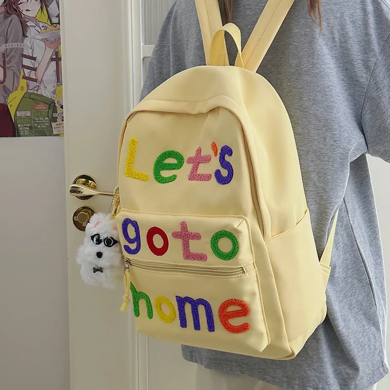 AIBAG Nylon Backpack Unisex Multicolor-10
