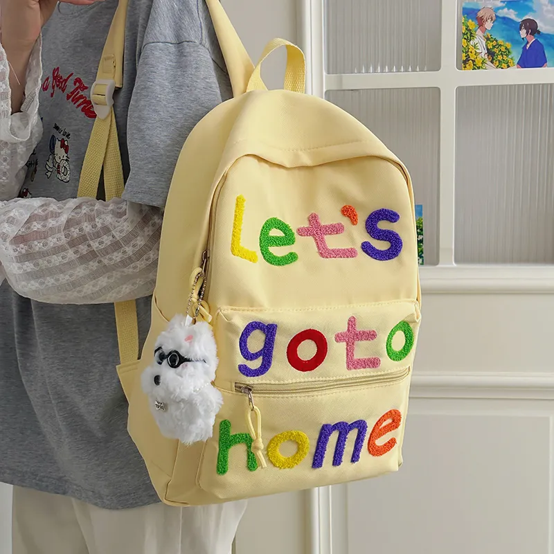 AIBAG Nylon Backpack Unisex Multicolor-12