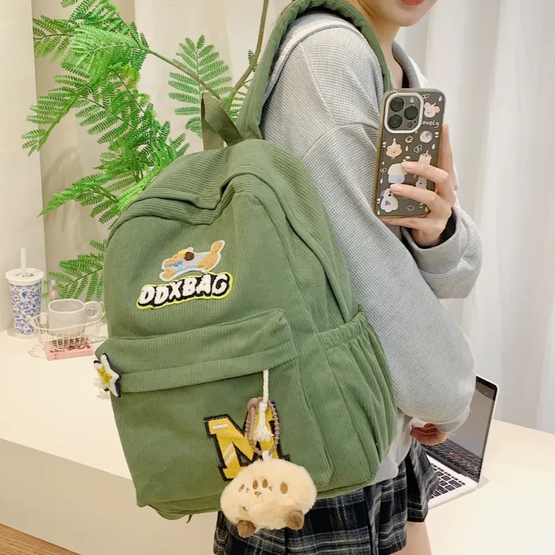 AIBAG Fabric Backpack Unisex Multicolor-9