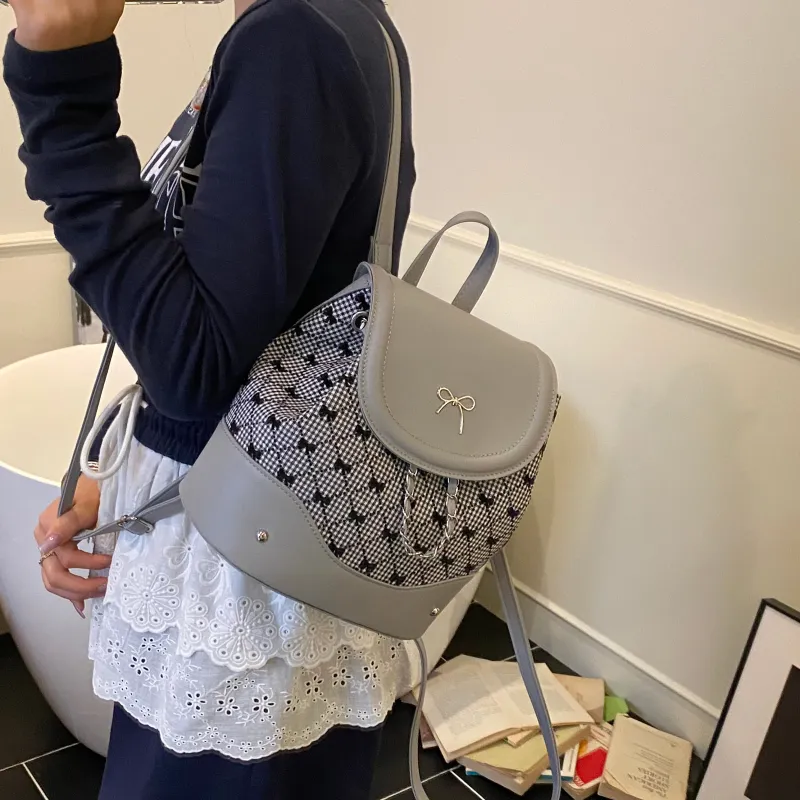 AIBAG PU Backpack Women's Multicolor-29