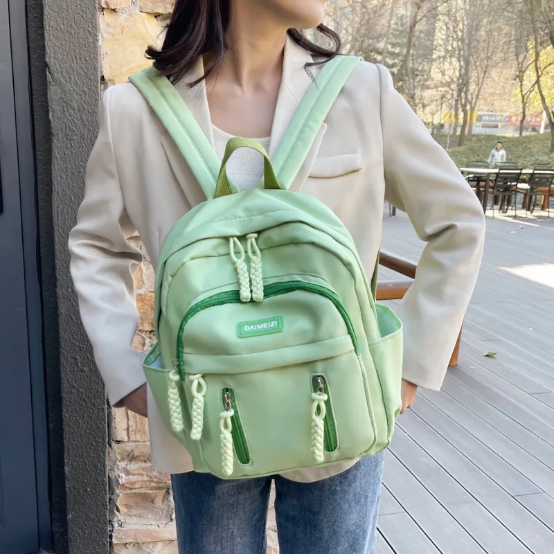 AIBAG Nylon Backpack Unisex Multicolor-12