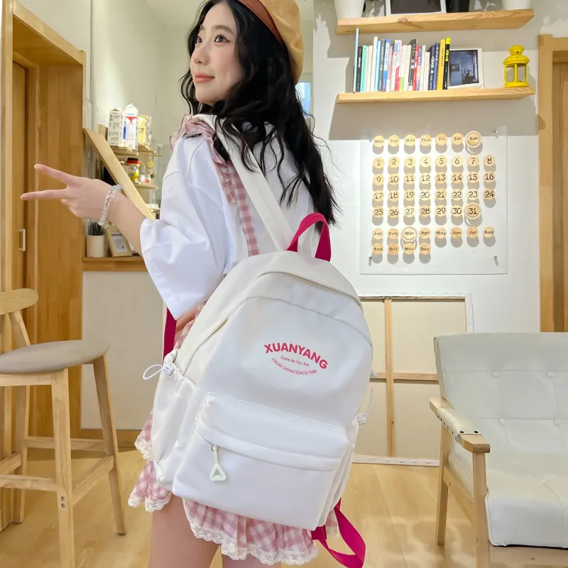 AIBAG Composite Cloth Backpack Unisex Multicolor-5