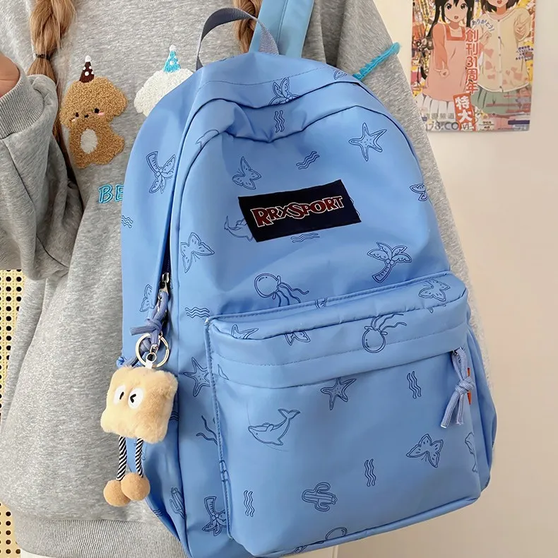 AIBAG Nylon Backpack Unisex Multicolor-7