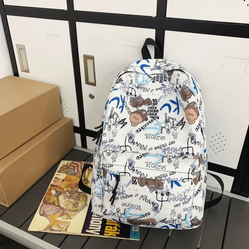 AIBAG Nylon Backpack Unisex Multicolor-1