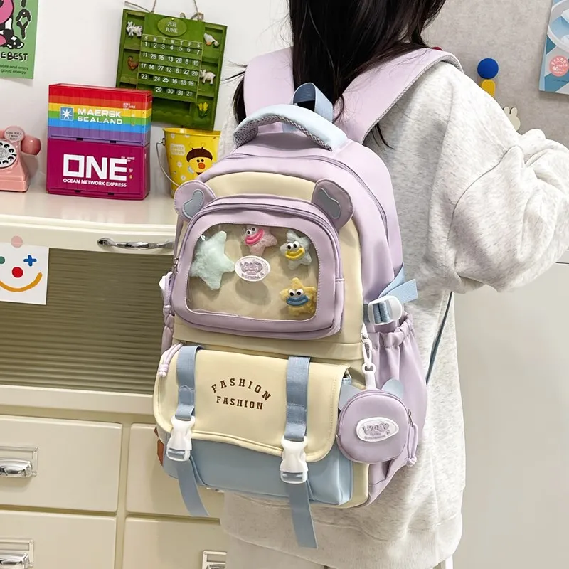 AIBAG Twill Backpack Unisex Multicolor-14
