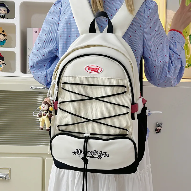 AIBAG Nylon Backpack Unisex Multicolor-17
