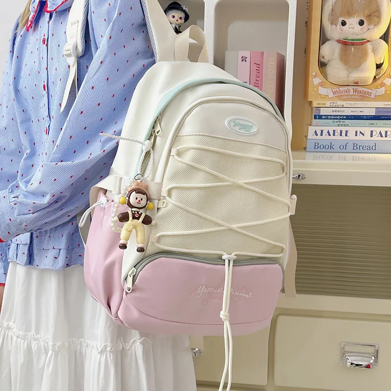 AIBAG Nylon Backpack Unisex Multicolor-12