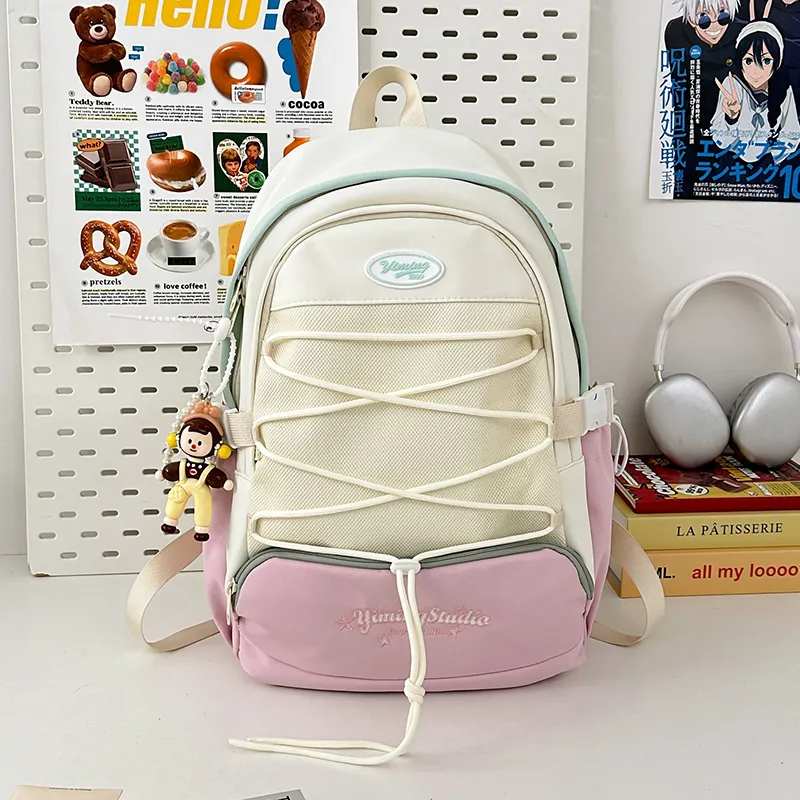 AIBAG Nylon Backpack Unisex Multicolor-7