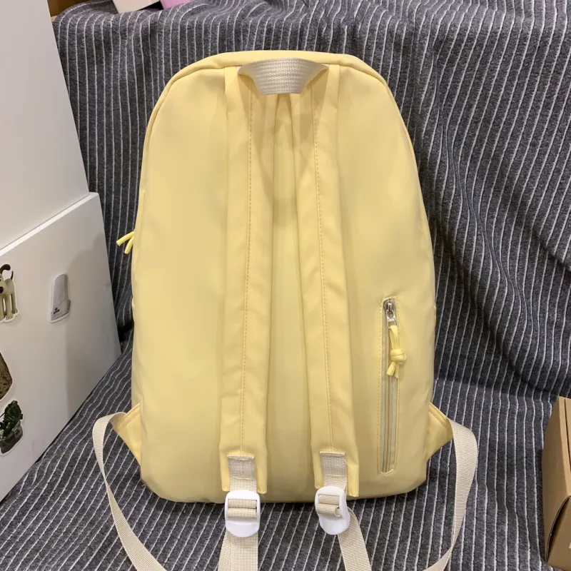 AIBAG Nylon Backpack Women's Black/Pink/Yellow/Green/Blue-17