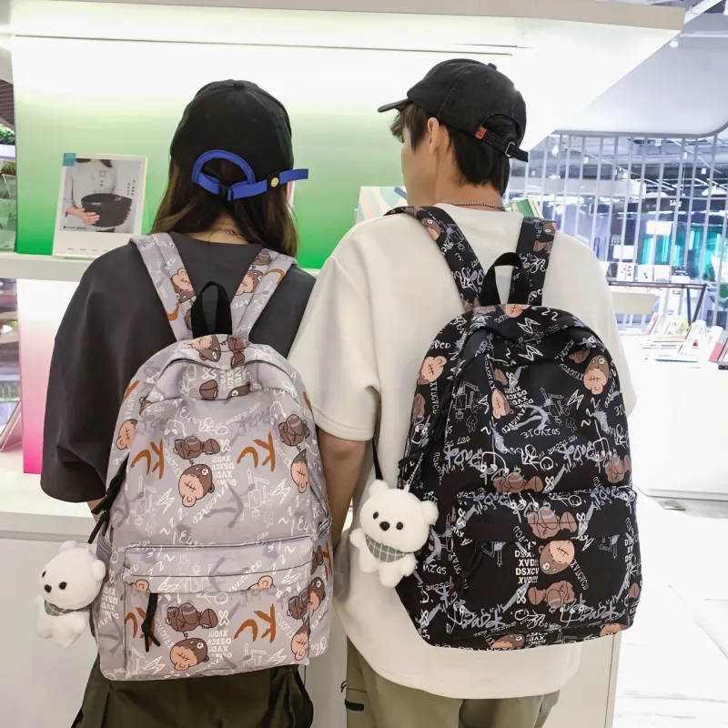 AIBAG Nylon Backpack Unisex Multicolor-7