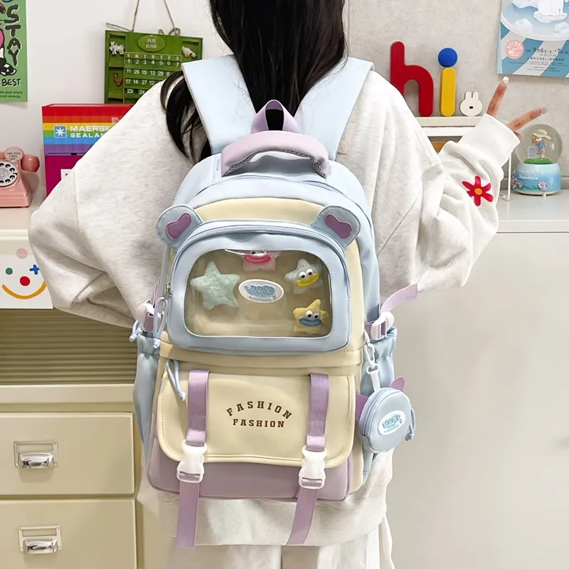 AIBAG Twill Backpack Unisex Multicolor-27