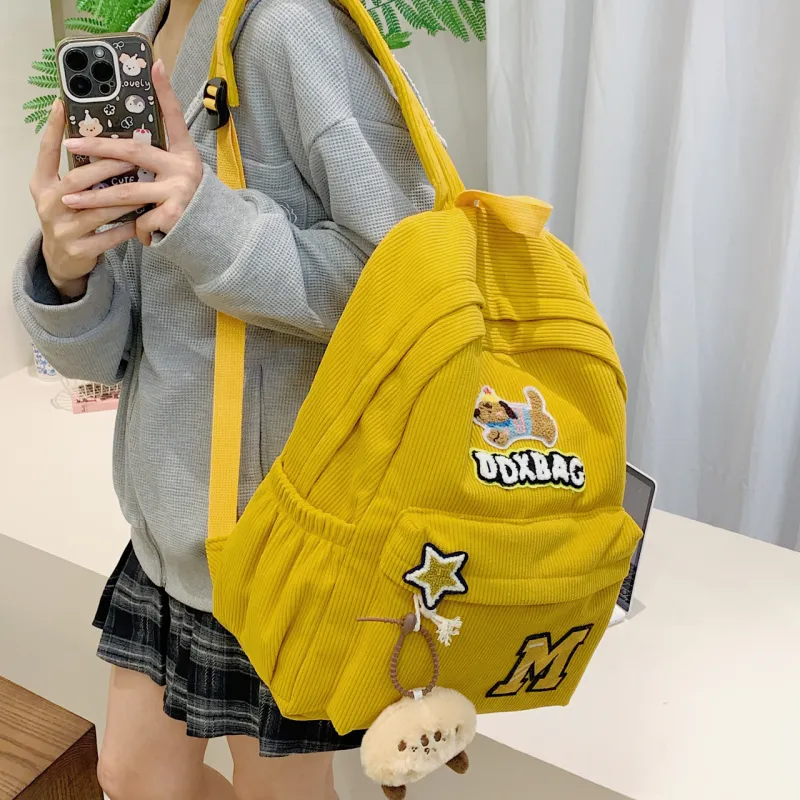AIBAG Fabric Backpack Unisex Multicolor-5