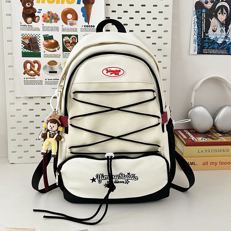 AIBAG Nylon Backpack Unisex Multicolor-15