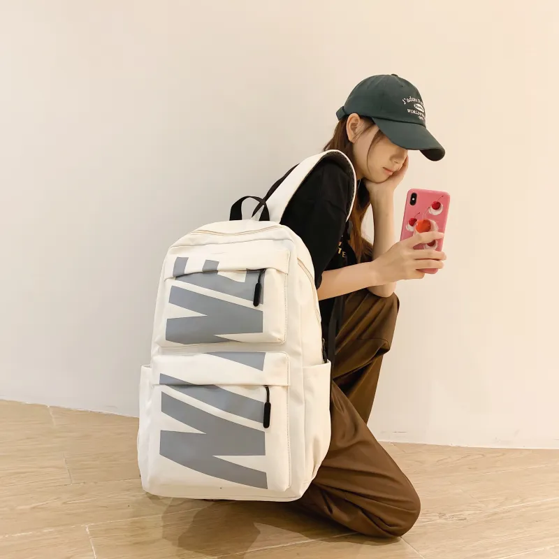 AIBAG Nylon Backpack Unisex Multicolor-9