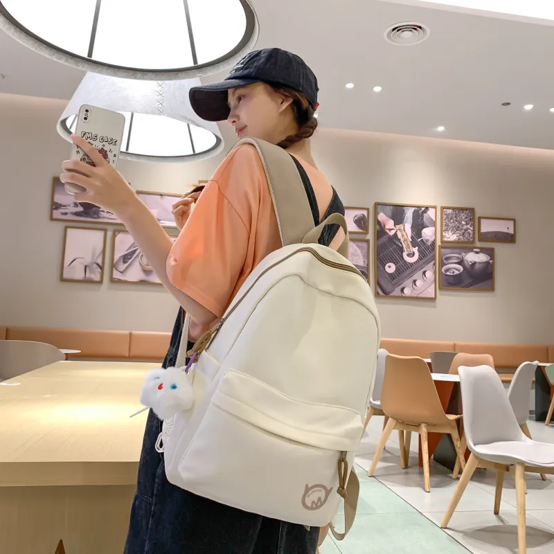 AIBAG Nylon Backpack Unisex Multicolor-3