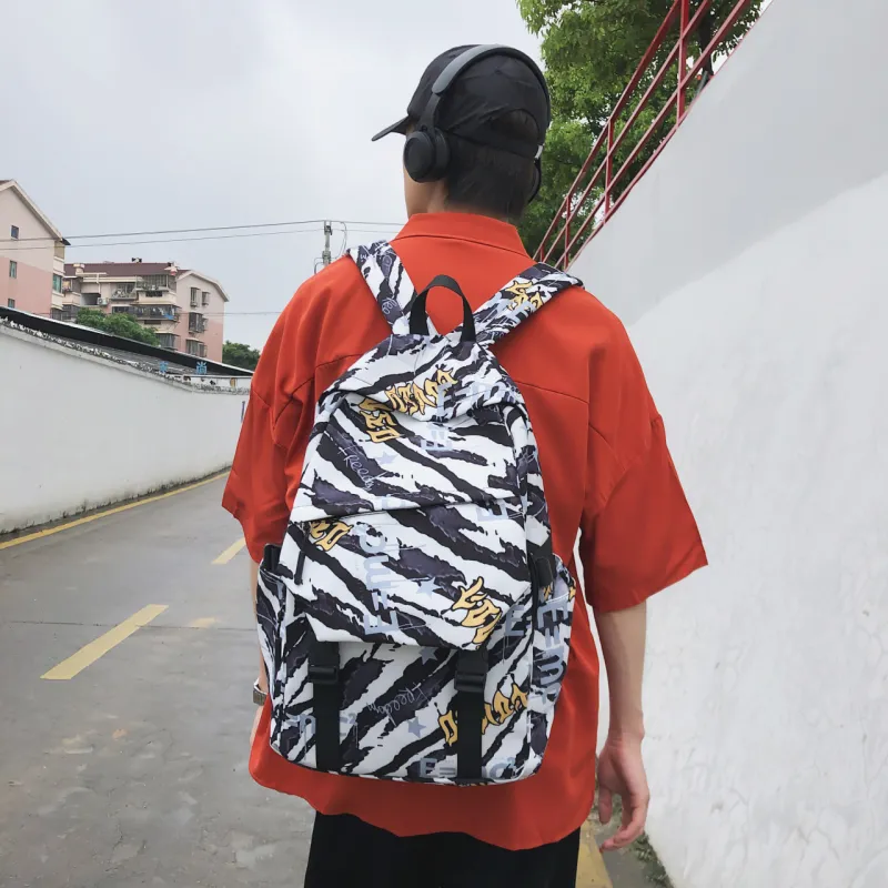 AIBAG Nylon Backpack Unisex Multicolor-11