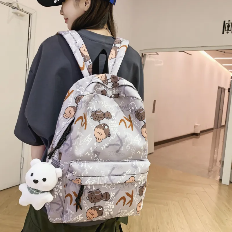 AIBAG Nylon Backpack Unisex Multicolor-20