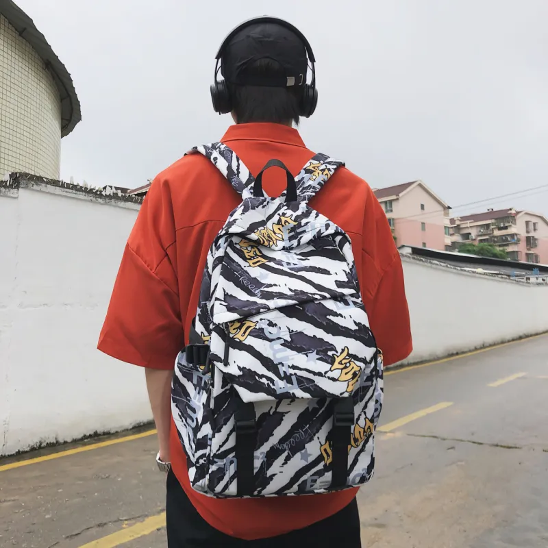 AIBAG Nylon Backpack Unisex Multicolor-8