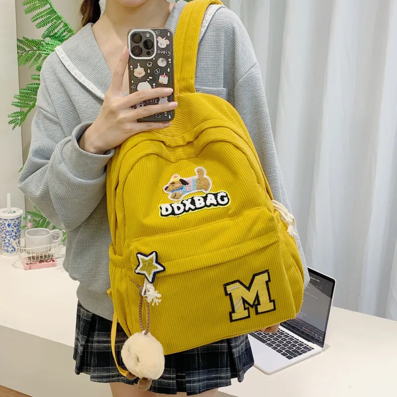 AIBAG Fabric Backpack Unisex Multicolor-6