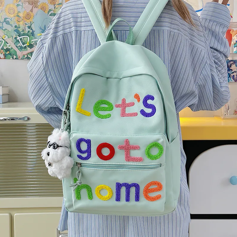 AIBAG Nylon Backpack Unisex Multicolor-16