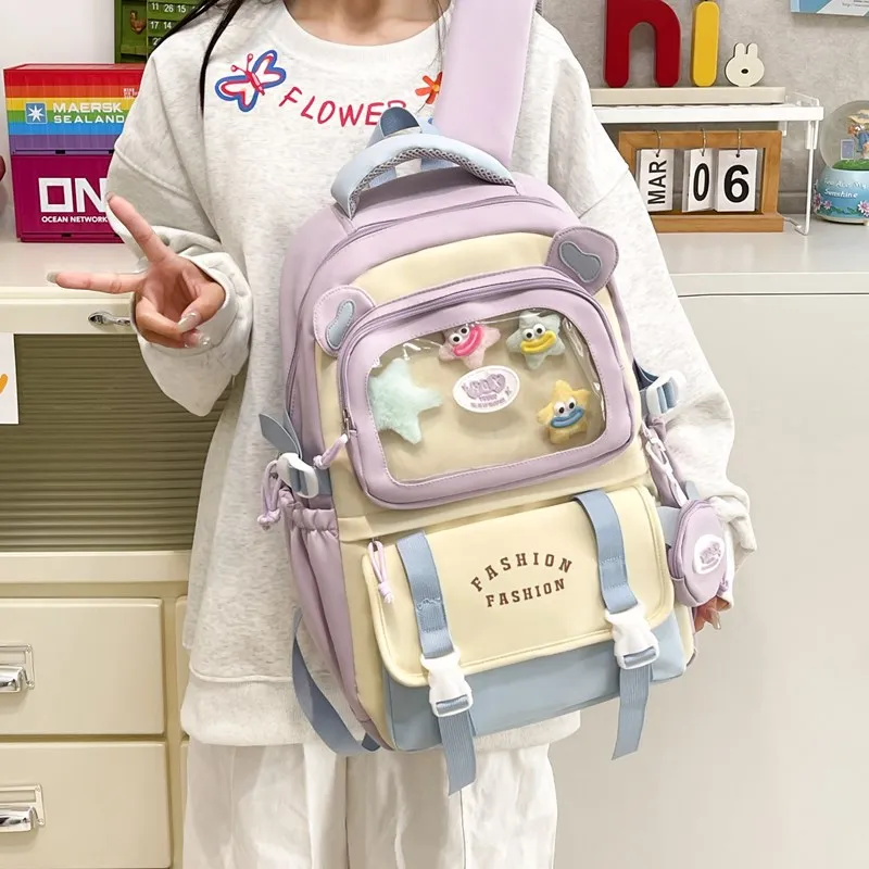 AIBAG Twill Backpack Unisex Multicolor-10